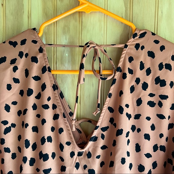 PEACH LOVE POLKA DOT DRESS - Picture 6 of 8